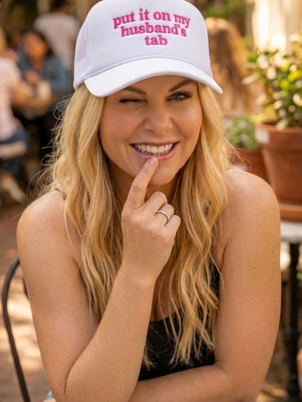 Put It On My Husband's White Trucker Hat